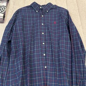 Plaid Blue Polo Ralph Lauren Button Down